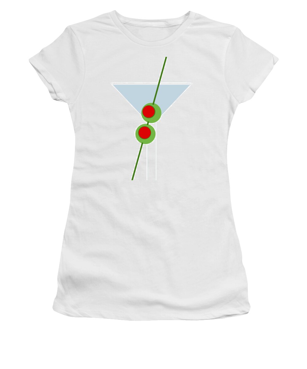 Richard Reeve Women's T-Shirt featuring the digital art Cocktail Hour by Richard Reeve