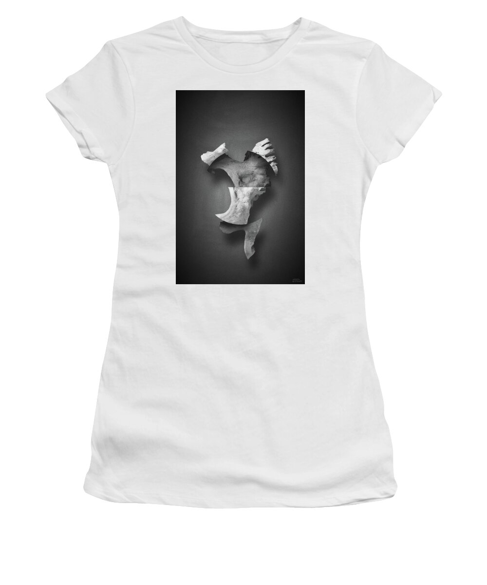 Graphic Women's T-Shirt featuring the photograph Comminution iii by Joseph Westrupp