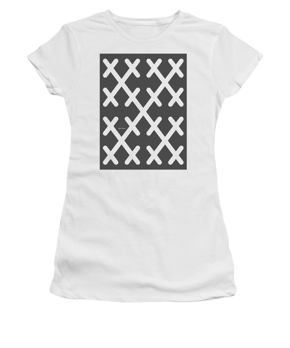 Patterns Women's T-Shirt featuring the painting Cross Roads by Rafael Salazar