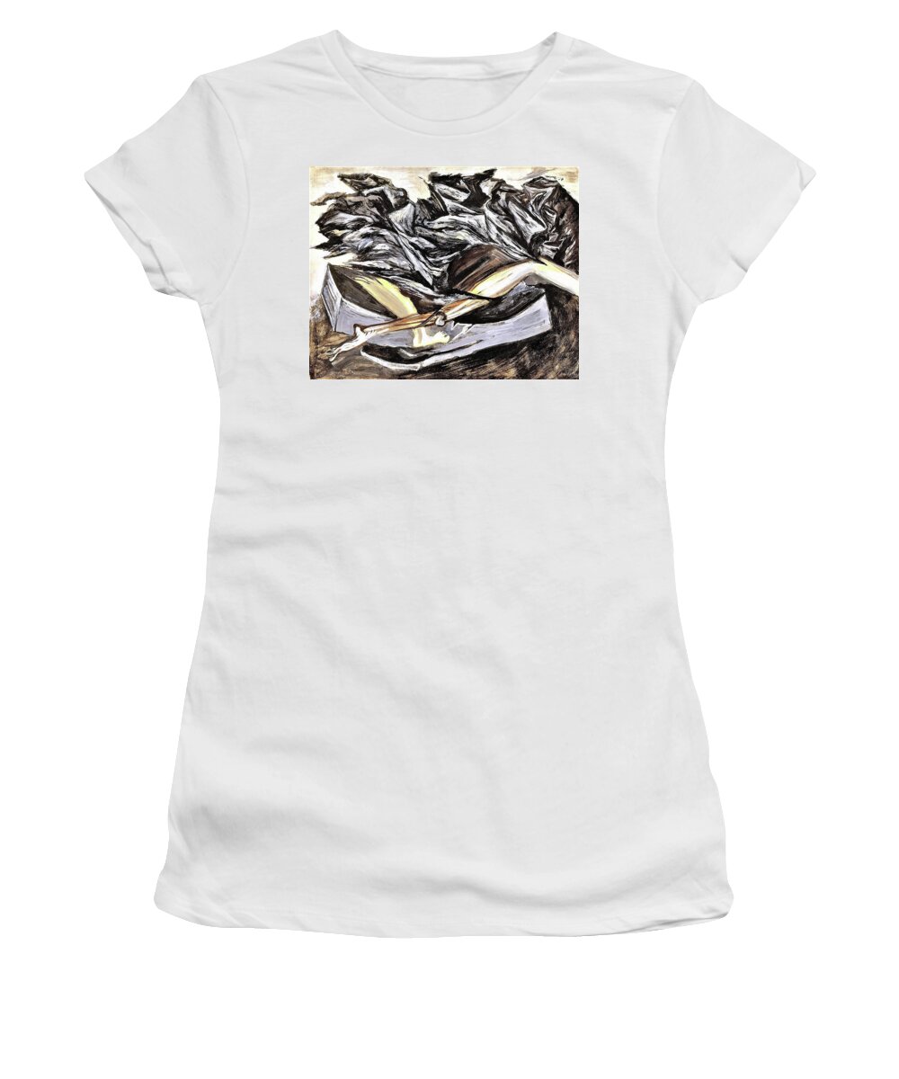 Death And Resurrection Women's T-Shirt featuring the painting Death and Resurrection - Digital Remastered Edition by Jose Clemente Orozco