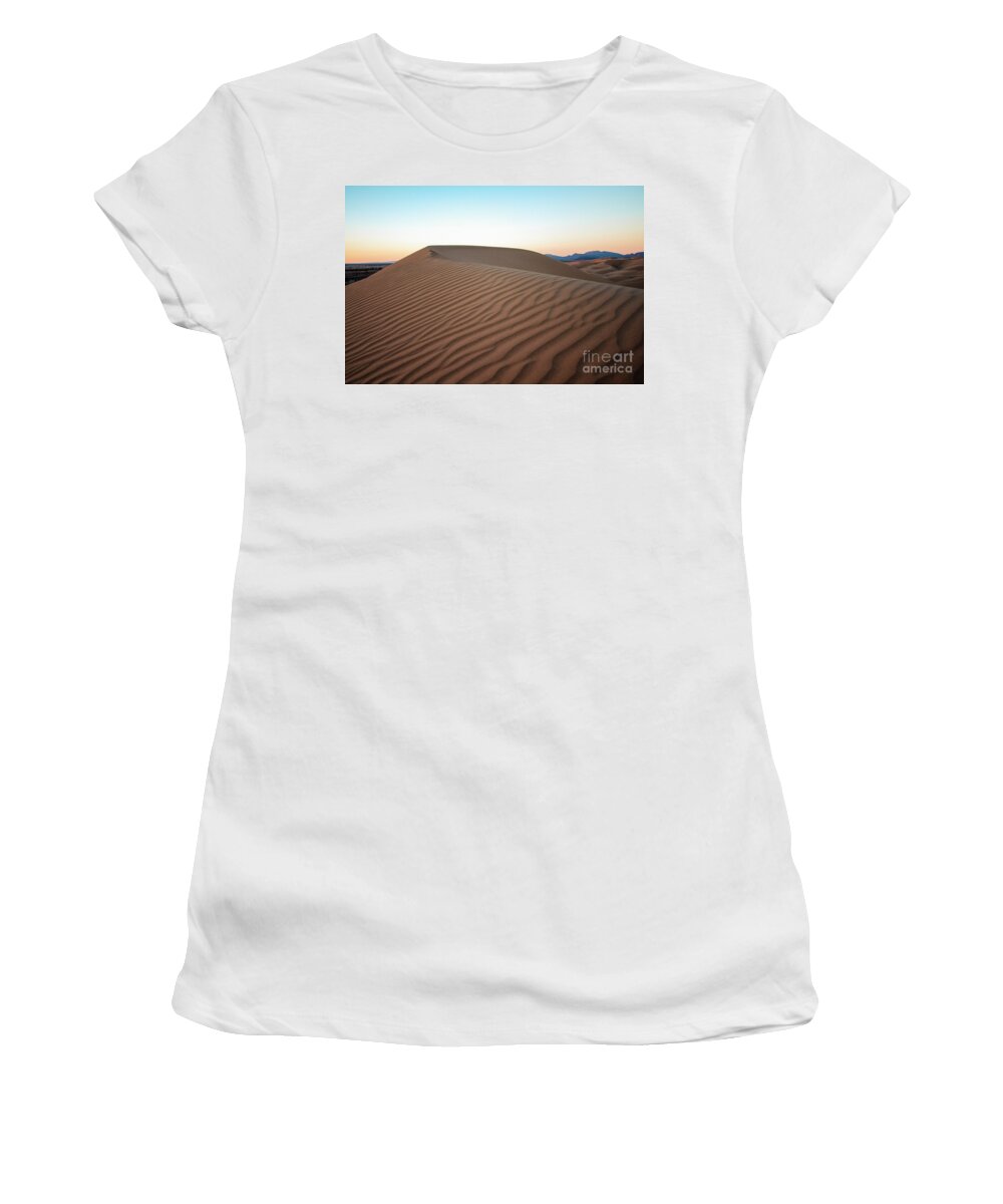 Desert Women's T-Shirt featuring the photograph Desert Evening by Jennifer Magallon