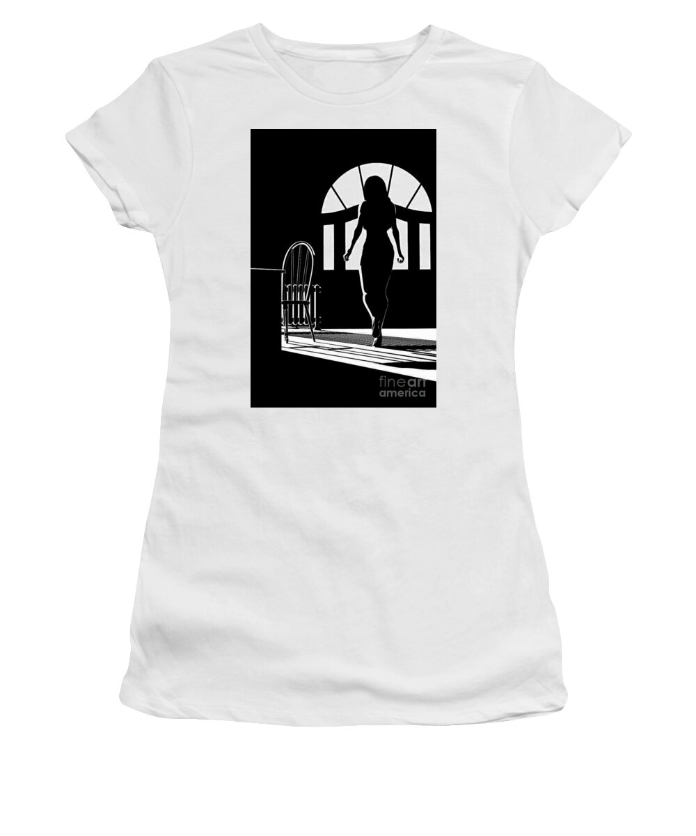 Clayton Women's T-Shirt featuring the digital art Detective Agency by Clayton Bastiani