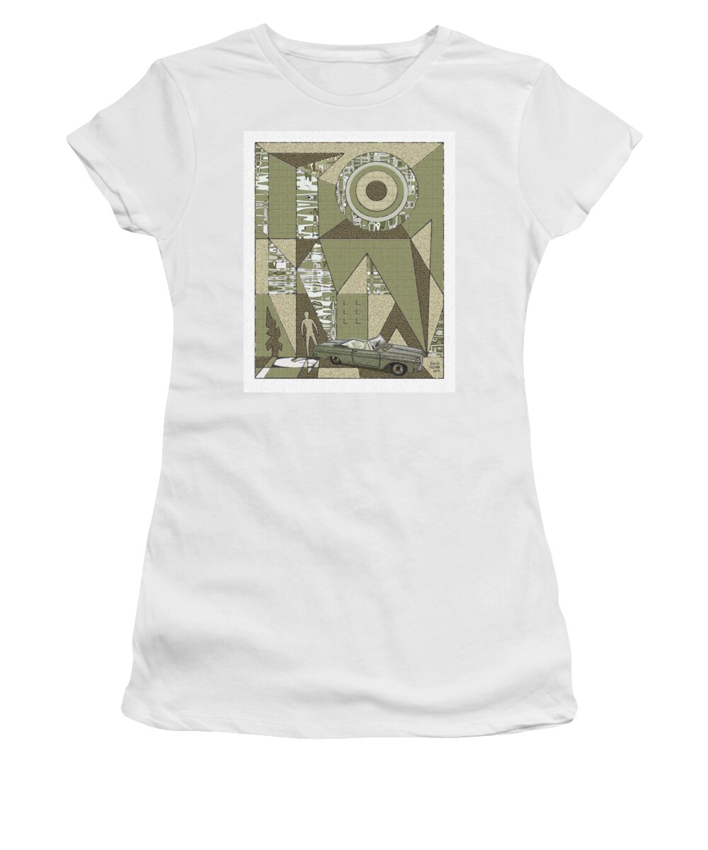 Dinky Toys Women's T-Shirt featuring the digital art Dinky Toys / Fury by David Squibb