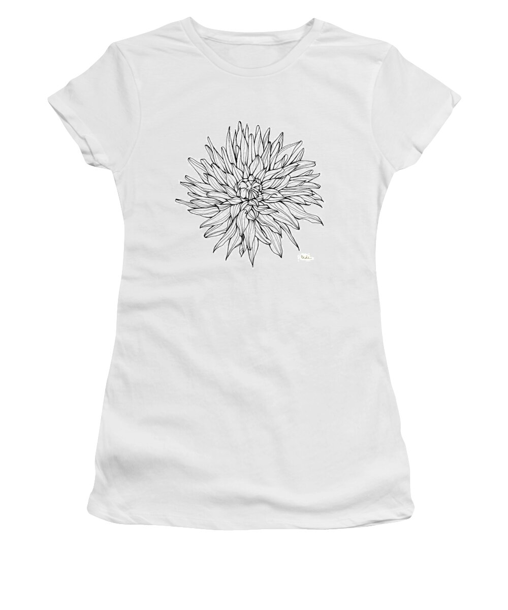 Dragonberry Women's T-Shirt featuring the painting Dragonberry by Catherine Bede