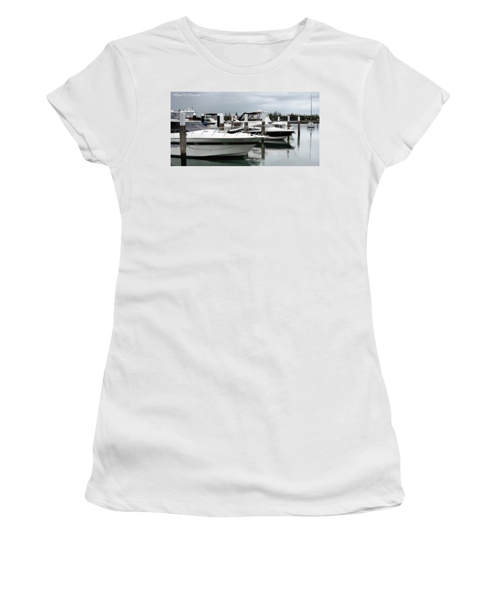 Boats Forster Women's T-Shirt featuring the digital art Dream on 01 by Kevin Chippindall