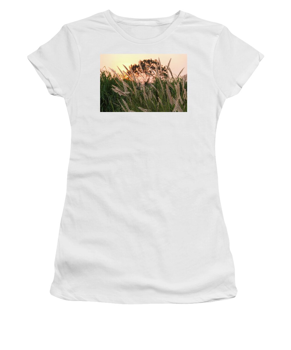 Pampas Grass Women's T-Shirt featuring the photograph Earth Essence by Josu Ozkaritz
