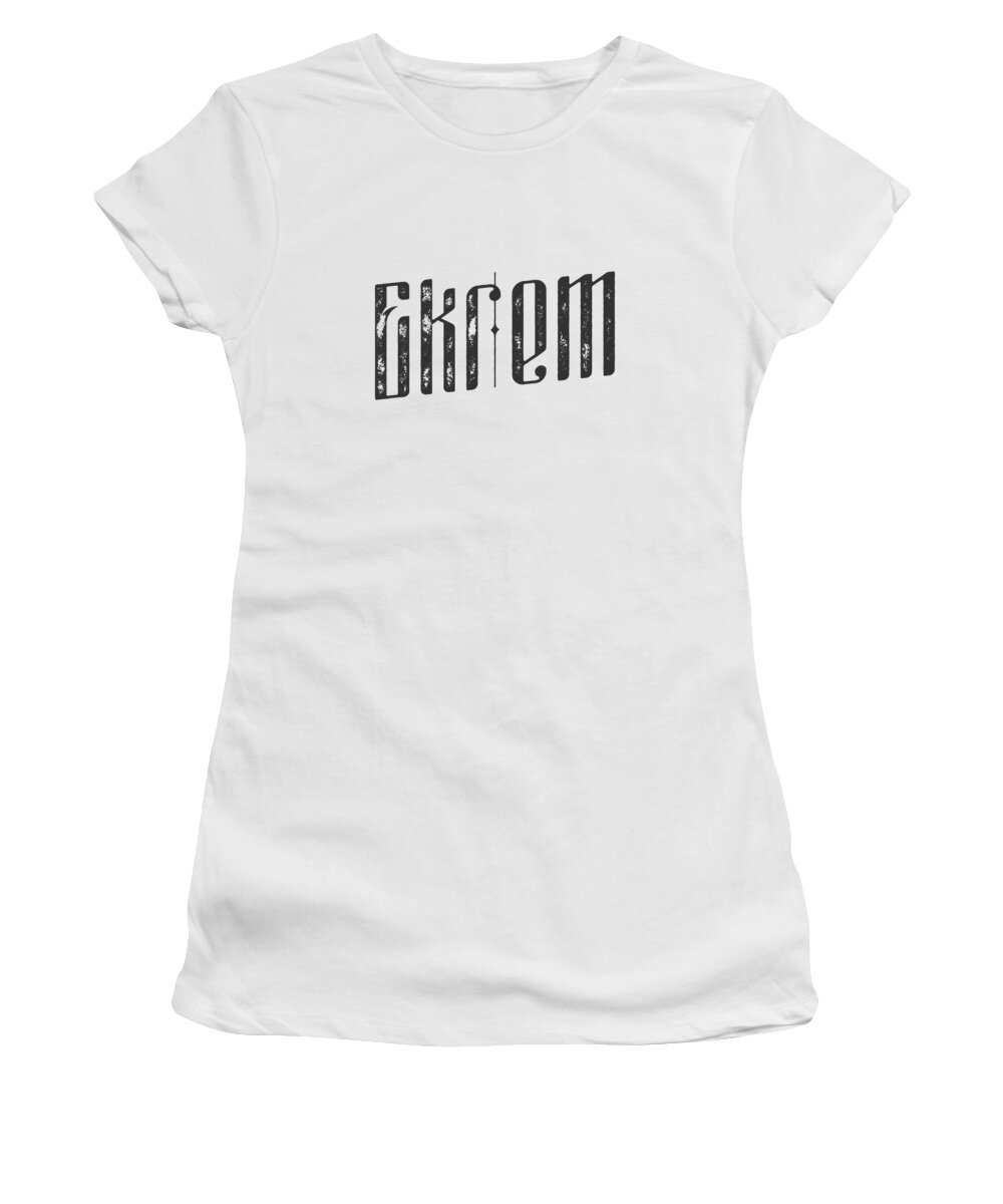 Ekrem Women's T-Shirt featuring the digital art Ekrem by TintoDesigns