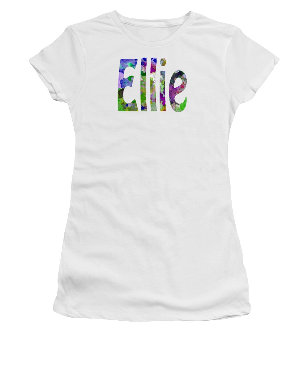 Ellie Women's T-Shirt featuring the painting Ellie by Corinne Carroll