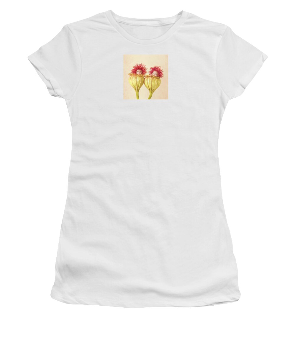 Flowers Women's T-Shirt featuring the photograph Eucalyptus Babies by Anne Geddes