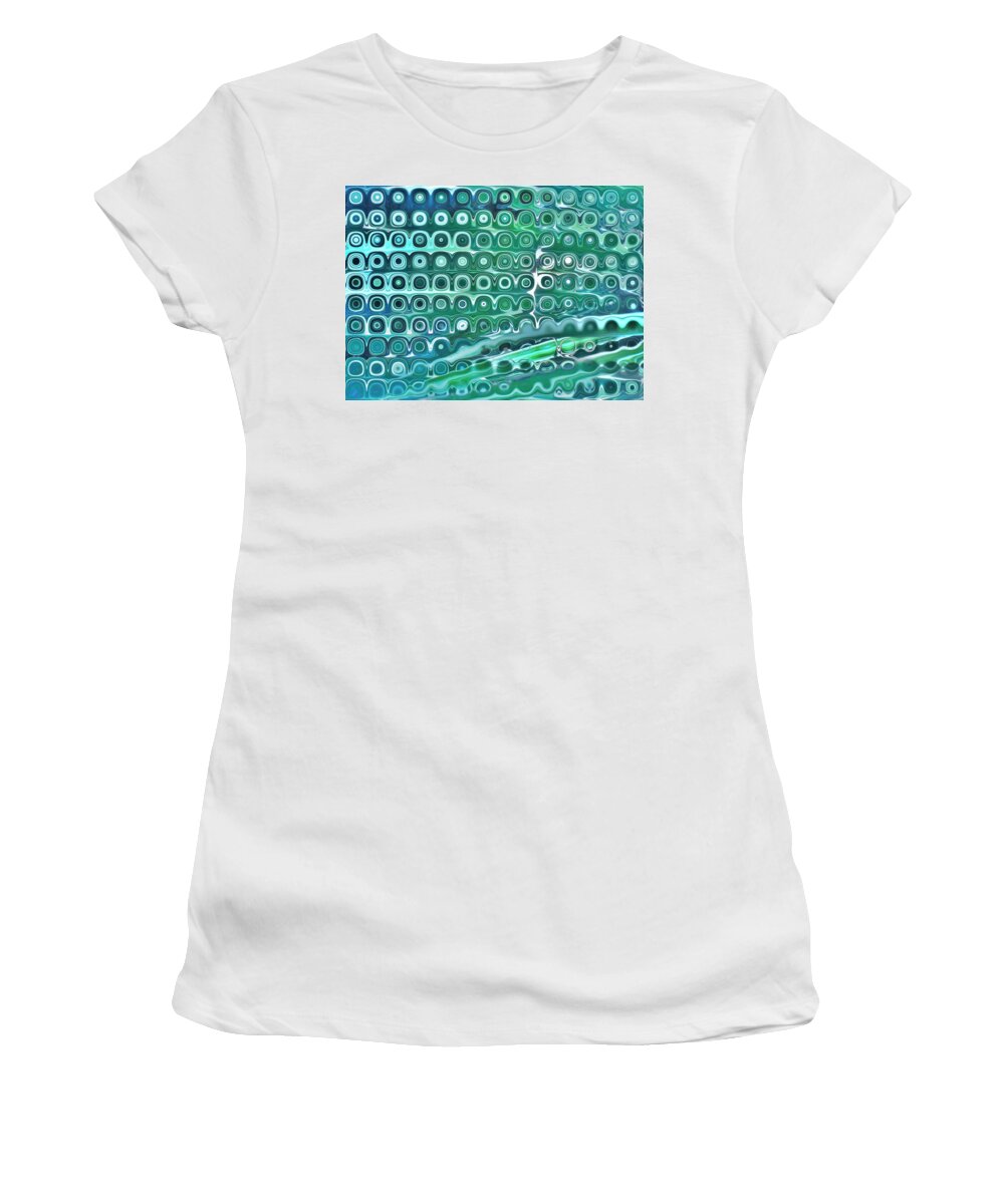 Plant Women's T-Shirt featuring the digital art Evening Vitality by Andy Rhodes