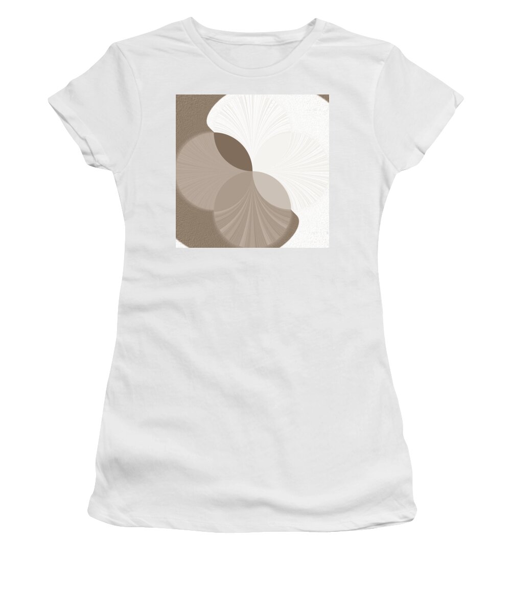 Tan Women's T-Shirt featuring the digital art Fallen Life 4 by Designs By L