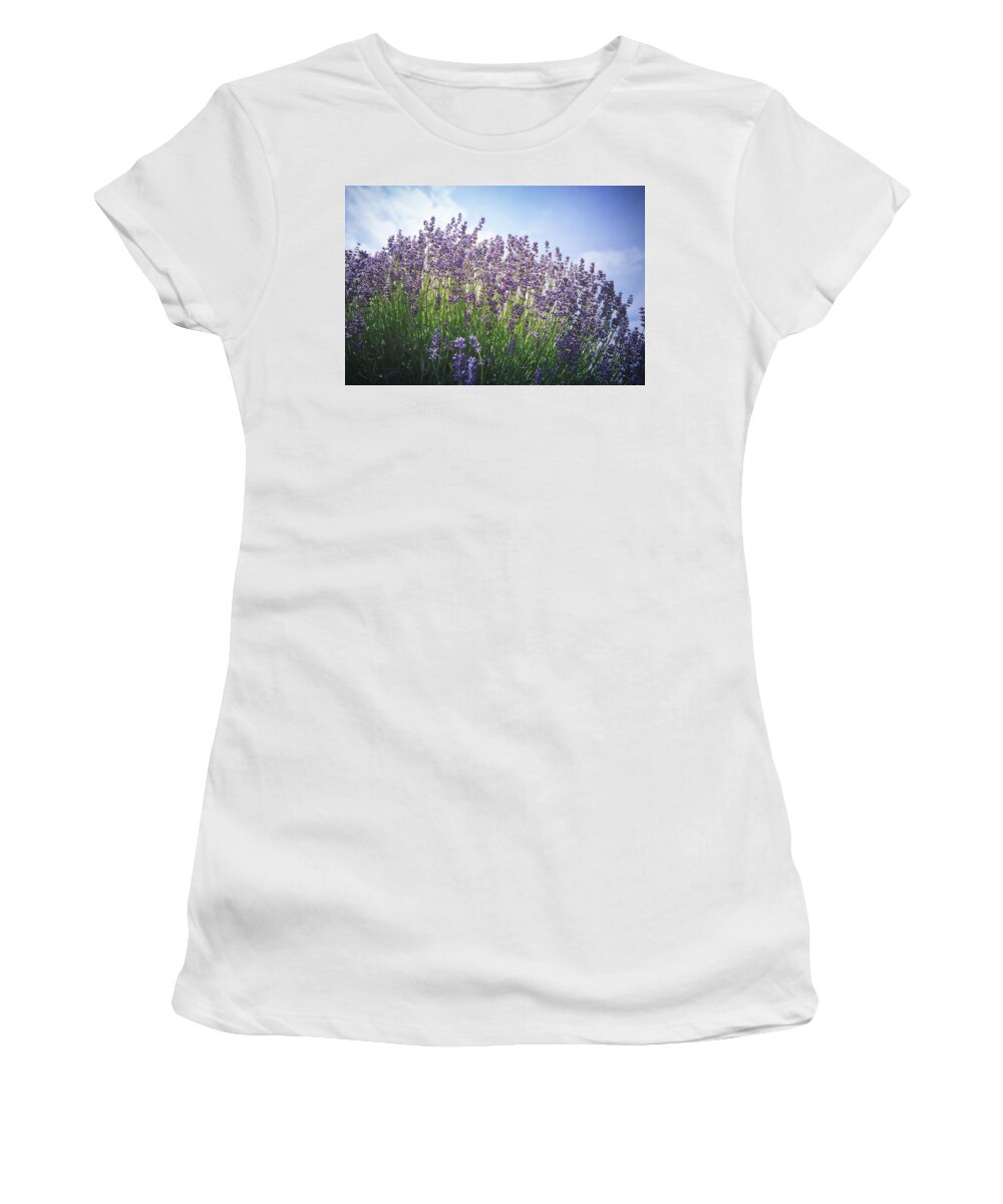 Lavender Women's T-Shirt featuring the photograph Flowers 3 by Carol Jorgensen