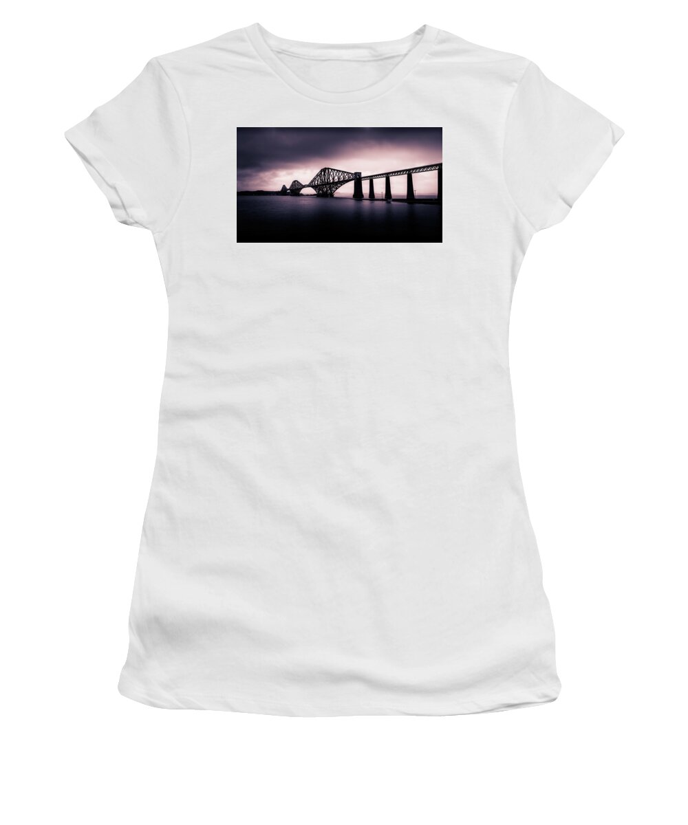 Bridge Women's T-Shirt featuring the photograph Forth Bridge, Scotland by Bradley Morris