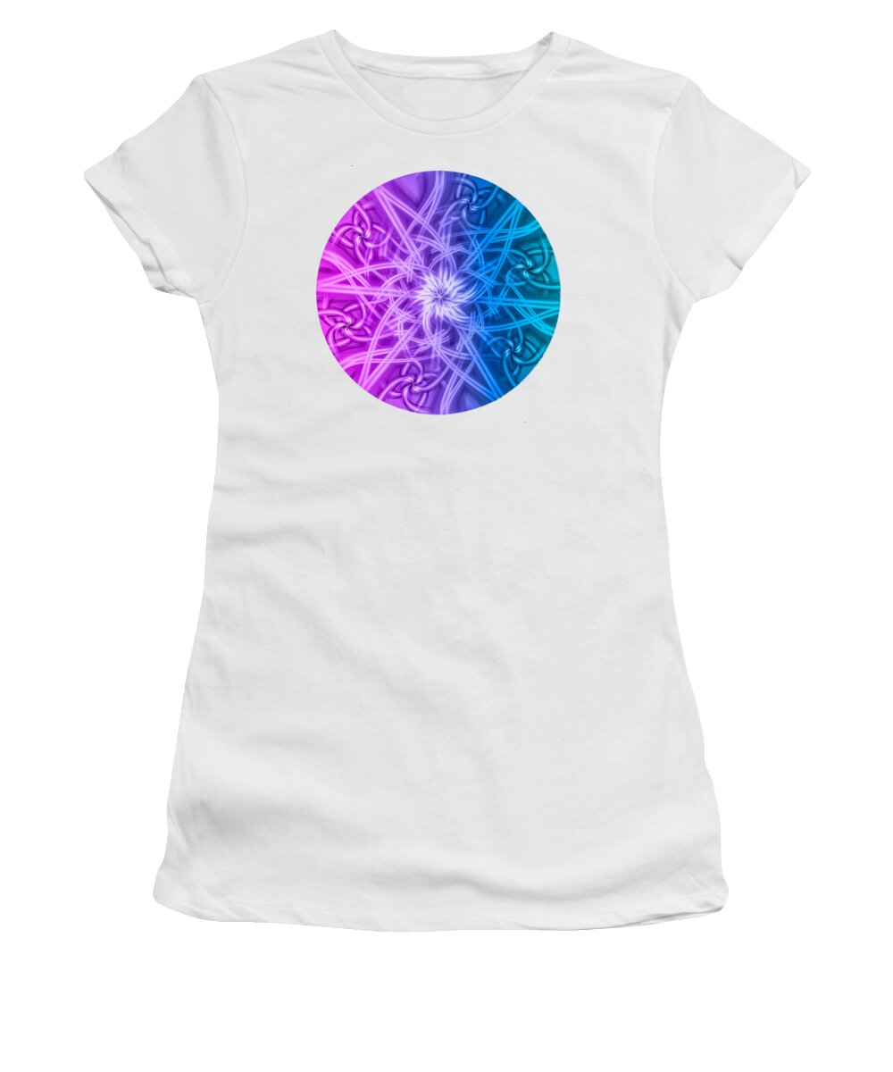 Was A Photograph Women's T-Shirt featuring the digital art Fractal by Spikey Mouse Photography