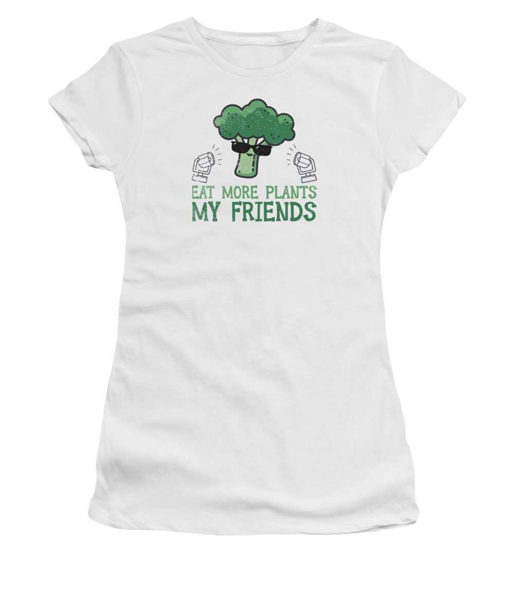 Healthy Food Women's T-Shirt featuring the digital art Healthy Food Vegetarians Fruits And Vegetables by Toms Tee Store