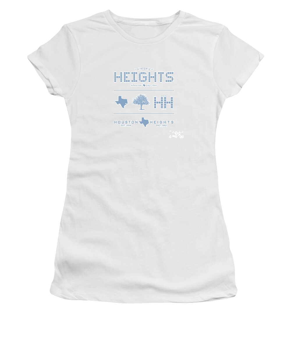 Jan M Stephenson Designs Women's T-Shirt featuring the digital art Heights Design Collection by Jan M Stephenson