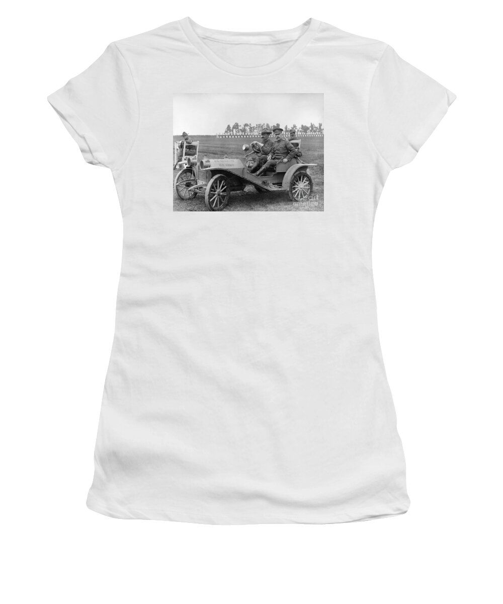 1910 Women's T-Shirt featuring the photograph Hupp Motor Car, c1910 by Granger