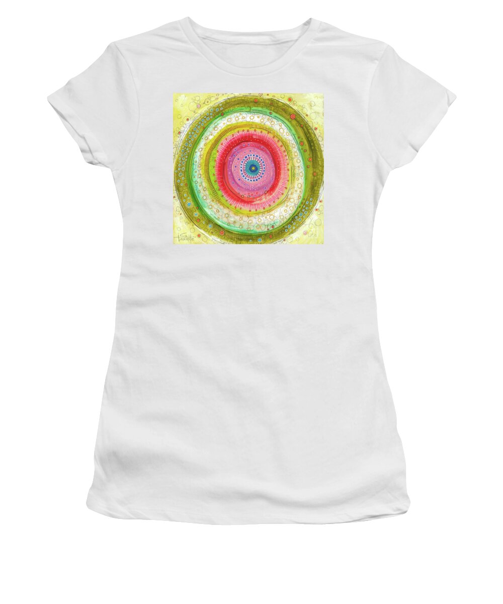 Empowered Women's T-Shirt featuring the painting I Am Empowered by Tanielle Childers