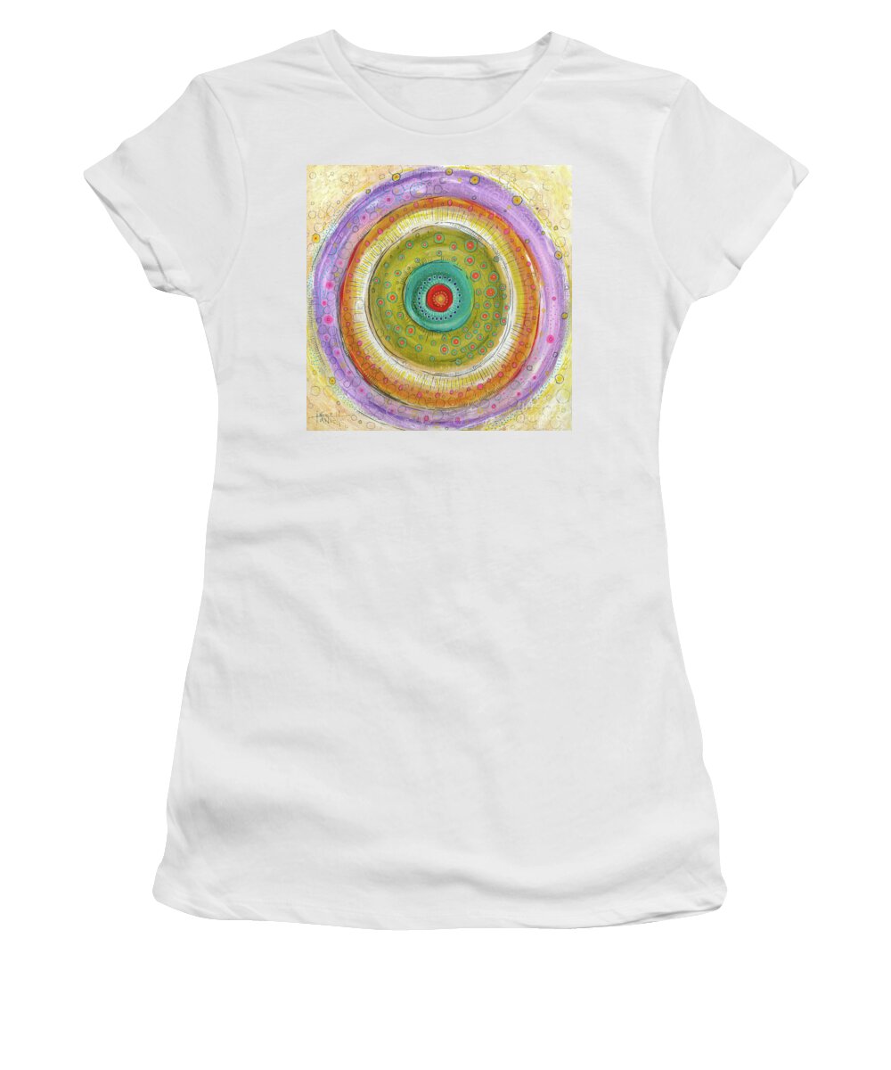 Healing Women's T-Shirt featuring the painting I Am Healing by Tanielle Childers