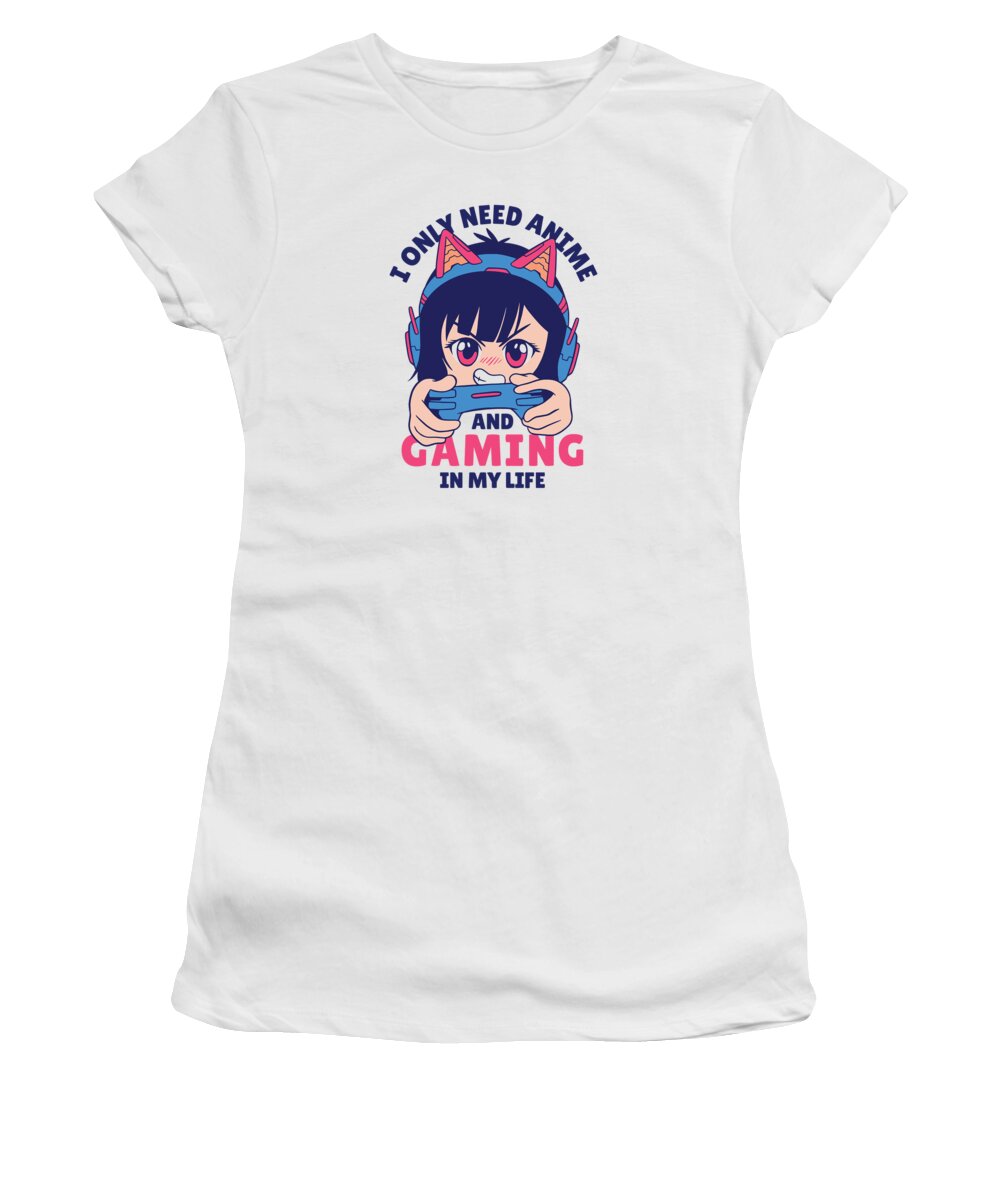 I only need anime and gaming in my life gamer girl by Norman W
