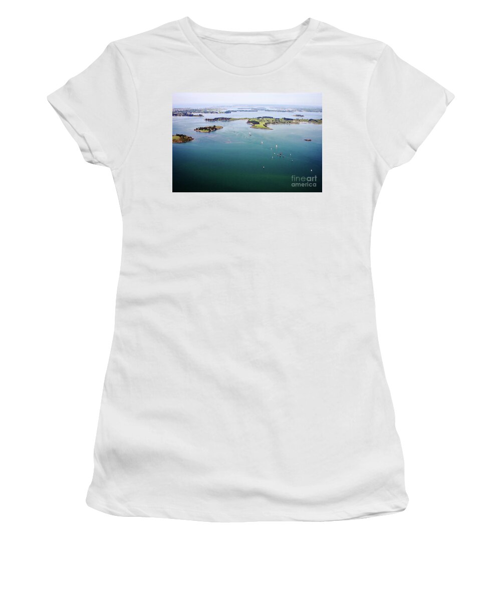 Ileauxmoines Women's T-Shirt featuring the photograph Ile Aux Moines by Frederic Bourrigaud