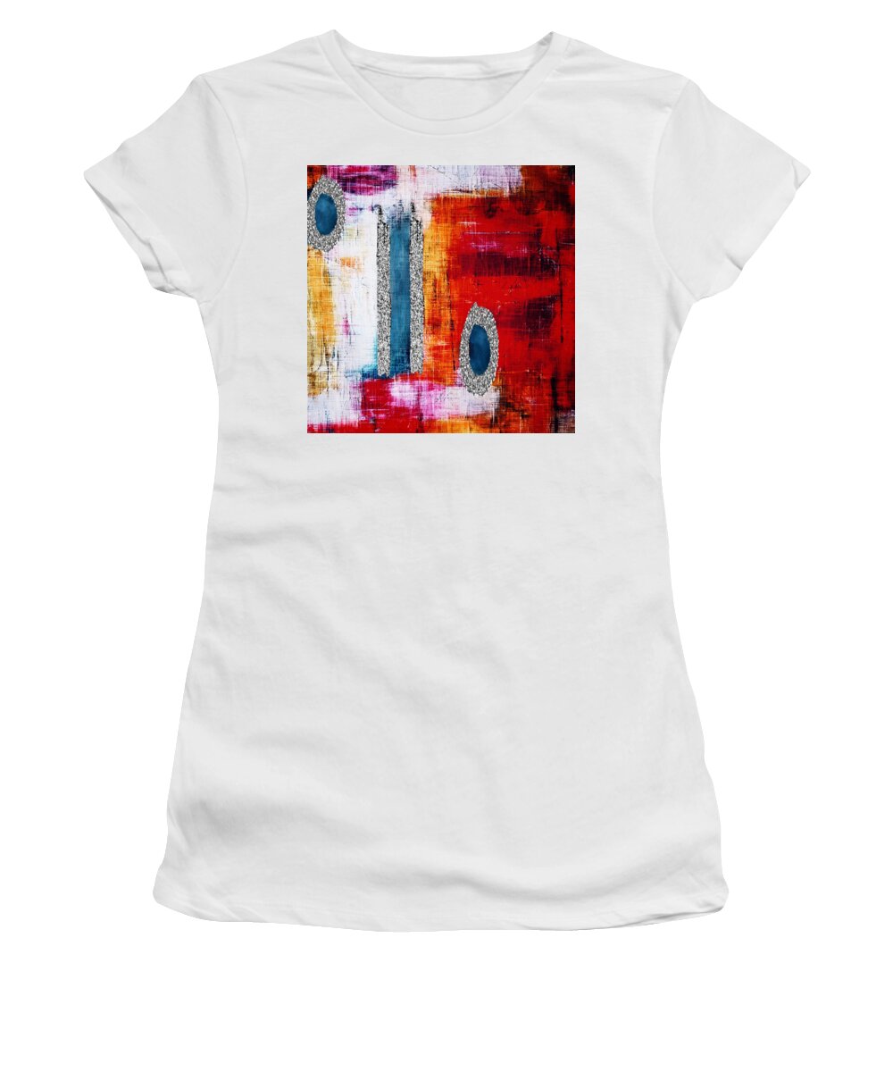 Abstract Art Women's T-Shirt featuring the digital art Insurrection by Canessa Thomas