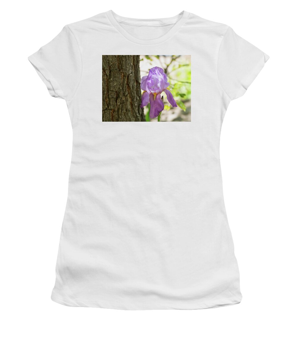 Flora Women's T-Shirt featuring the photograph Iris by Segura Shaw Photography