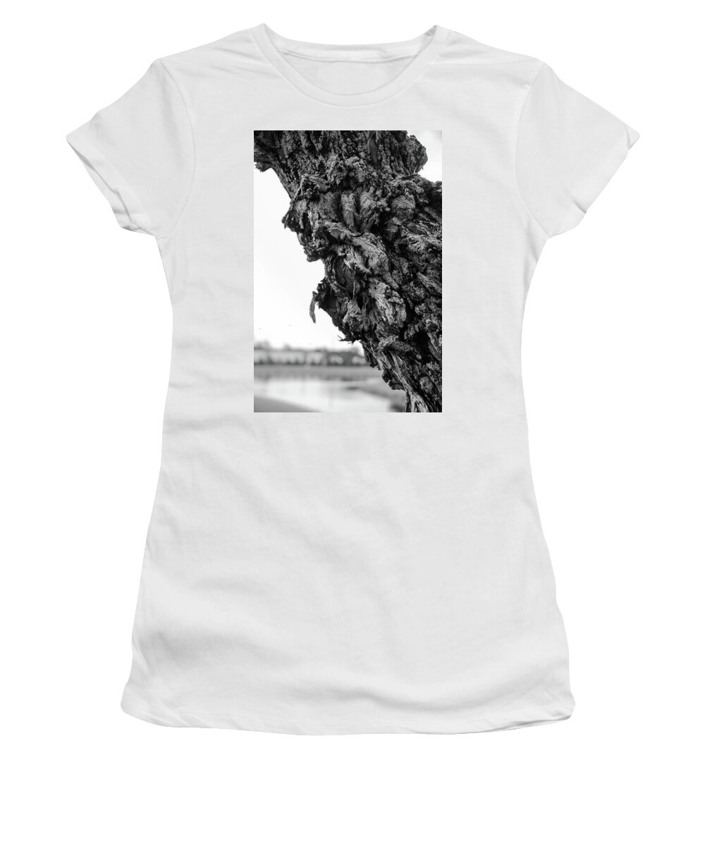 Tree Women's T-Shirt featuring the photograph Its Bark is Worse Then by Alan Goldberg