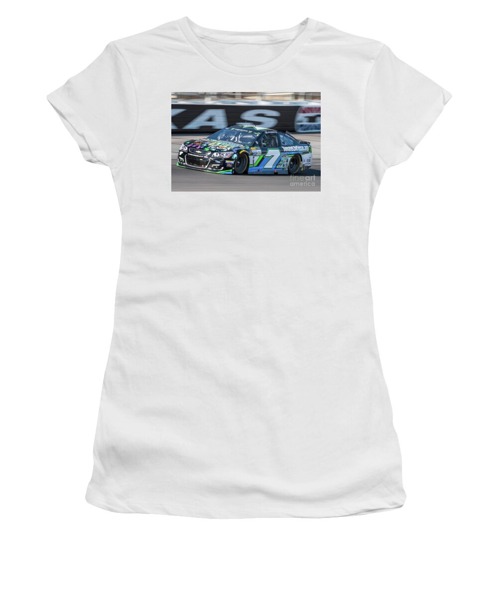 Joey Gase Women's T-Shirt featuring the photograph Joey Gase Number 7 by Paul Quinn