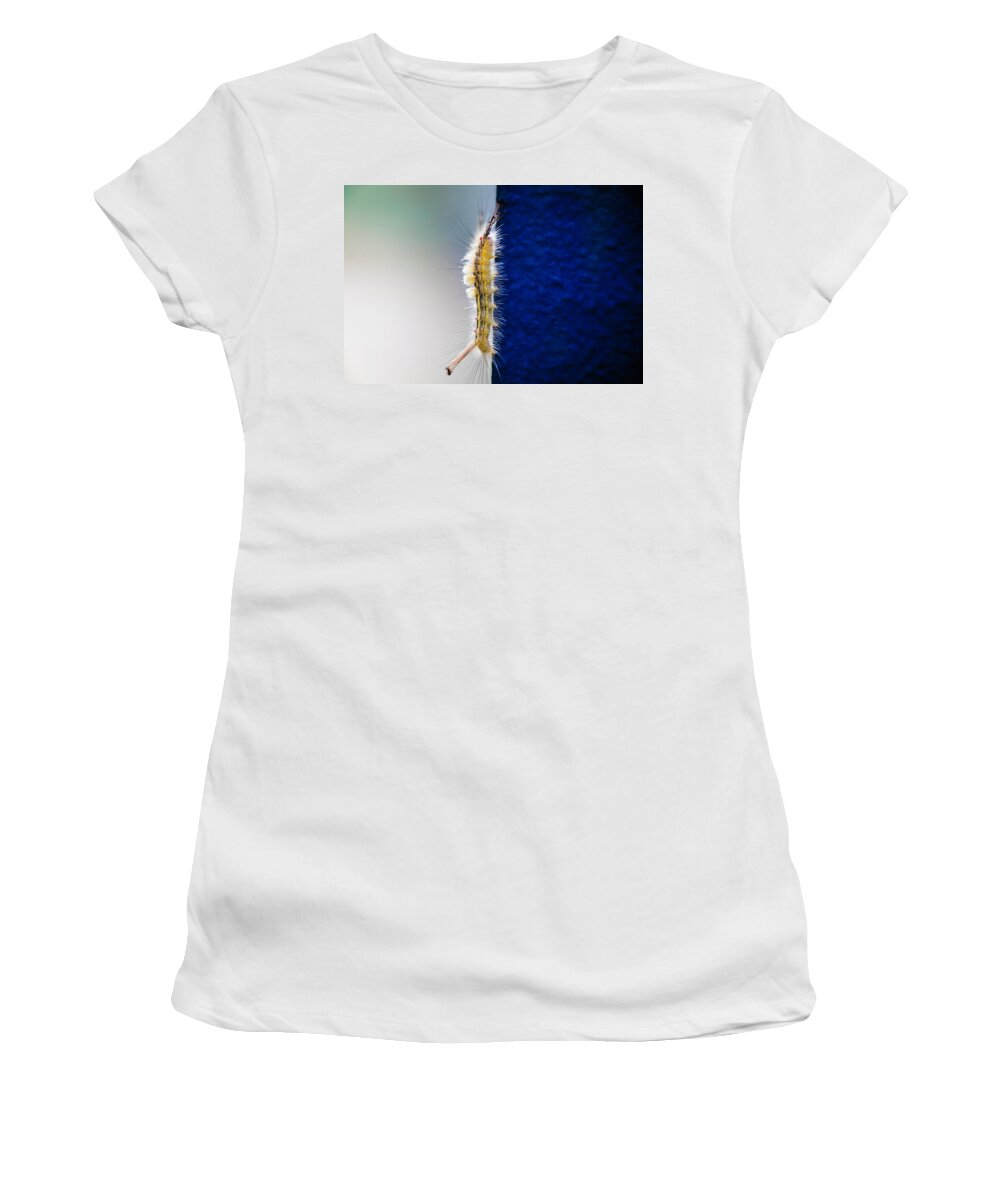  Women's T-Shirt featuring the photograph Lil' Crawler by Nicole Engstrom
