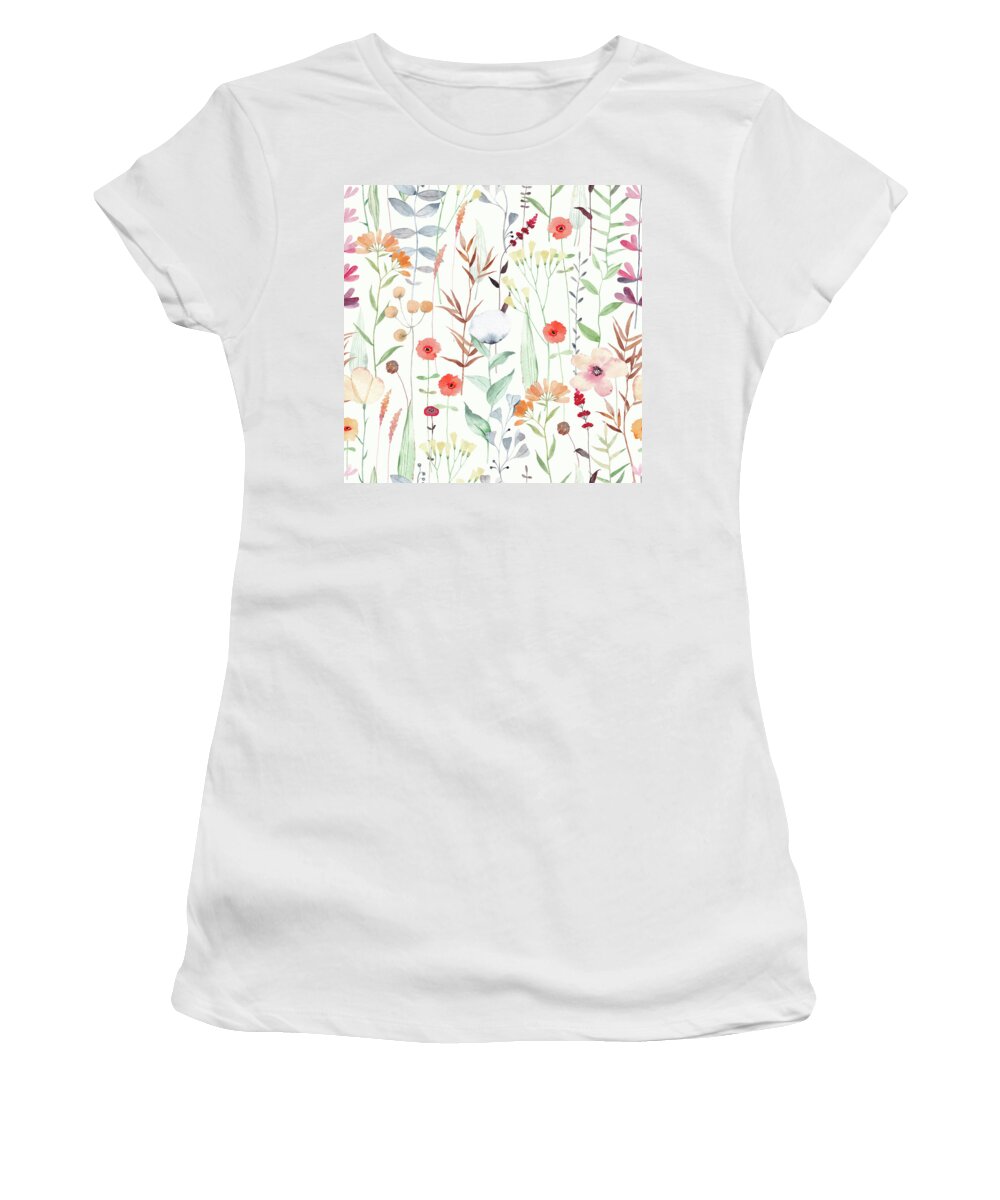 Meadow Women's T-Shirt featuring the painting Lola by Zazzy Art Bar