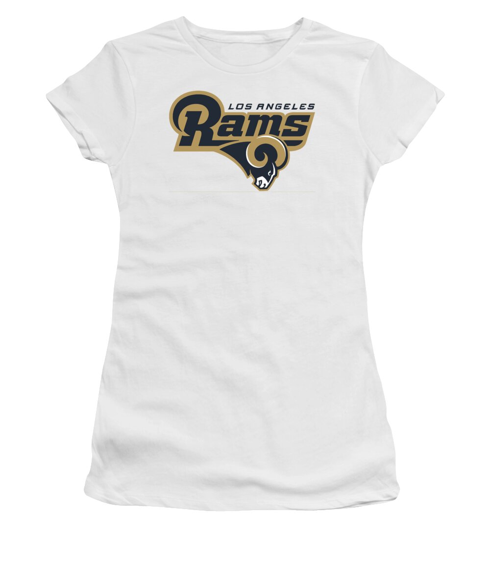 Los Angeles Rams Women's T-Shirt by Calvin Mower - Pixels