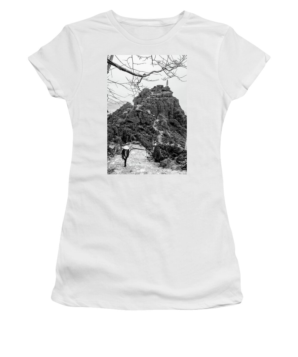 Ba Giot Women's T-Shirt featuring the photograph Lying Dragon Peak by Arj Munoz