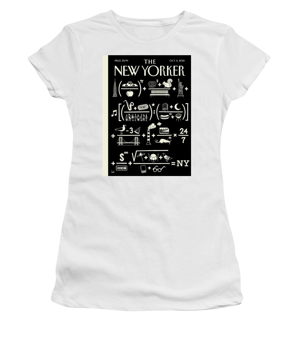 Math Women's T-Shirt featuring the digital art Magic Formula by Luci Gutierrez