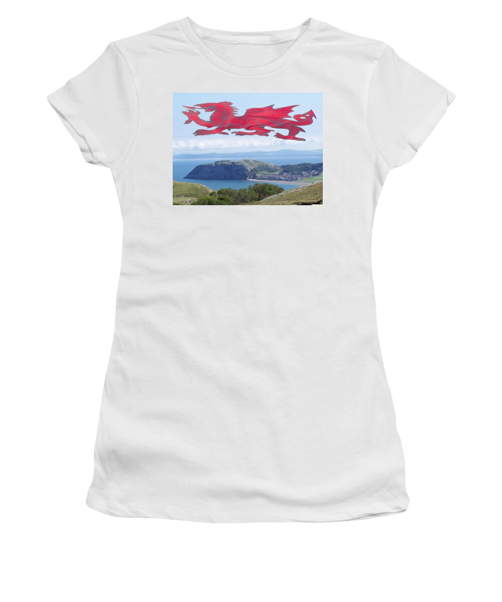 Dragon Women's T-Shirt featuring the photograph Mountain dragon by Christopher Rowlands