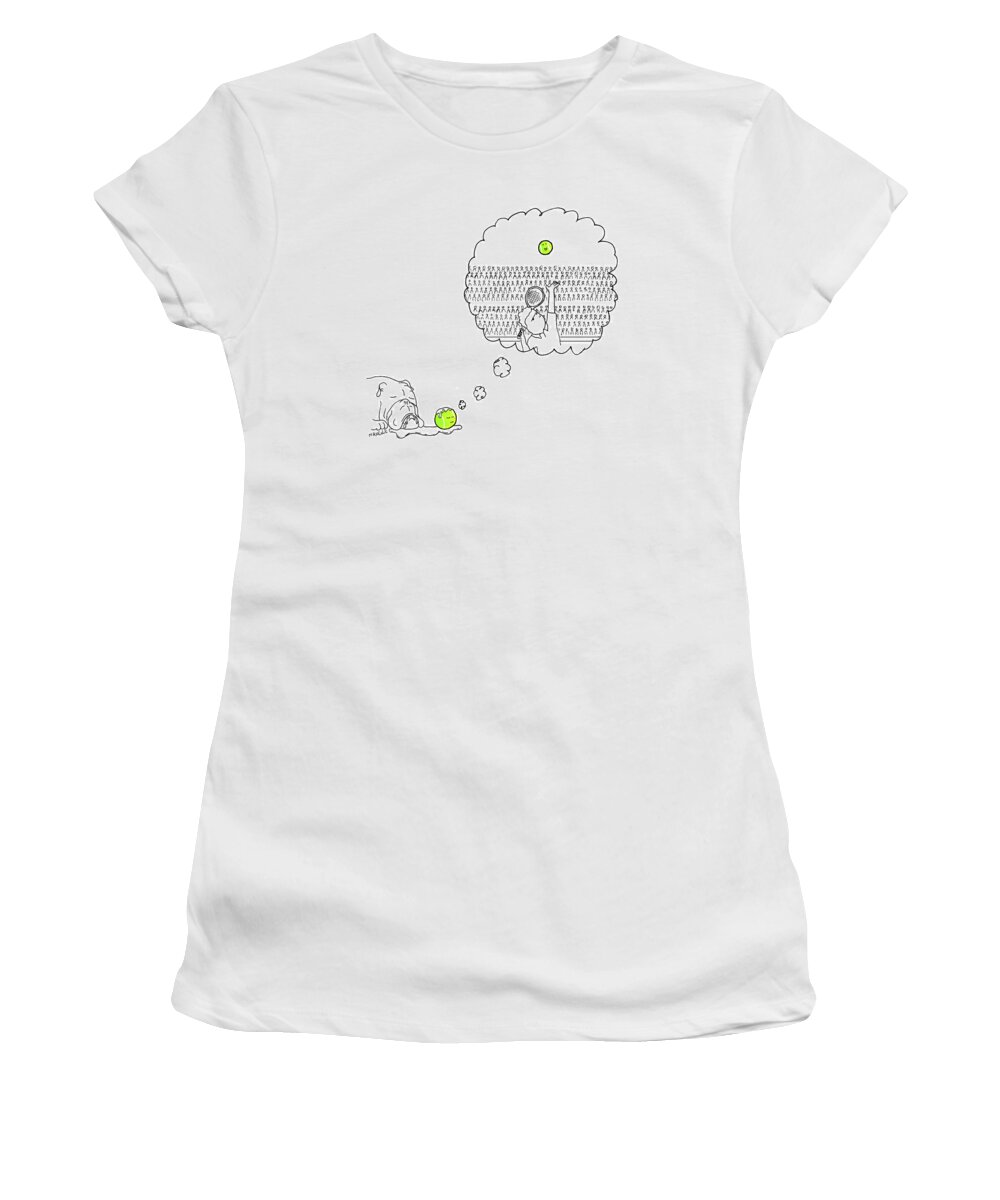 A24634 Women's T-Shirt featuring the drawing New Yorker September 13, 2021 by Jared Nangle