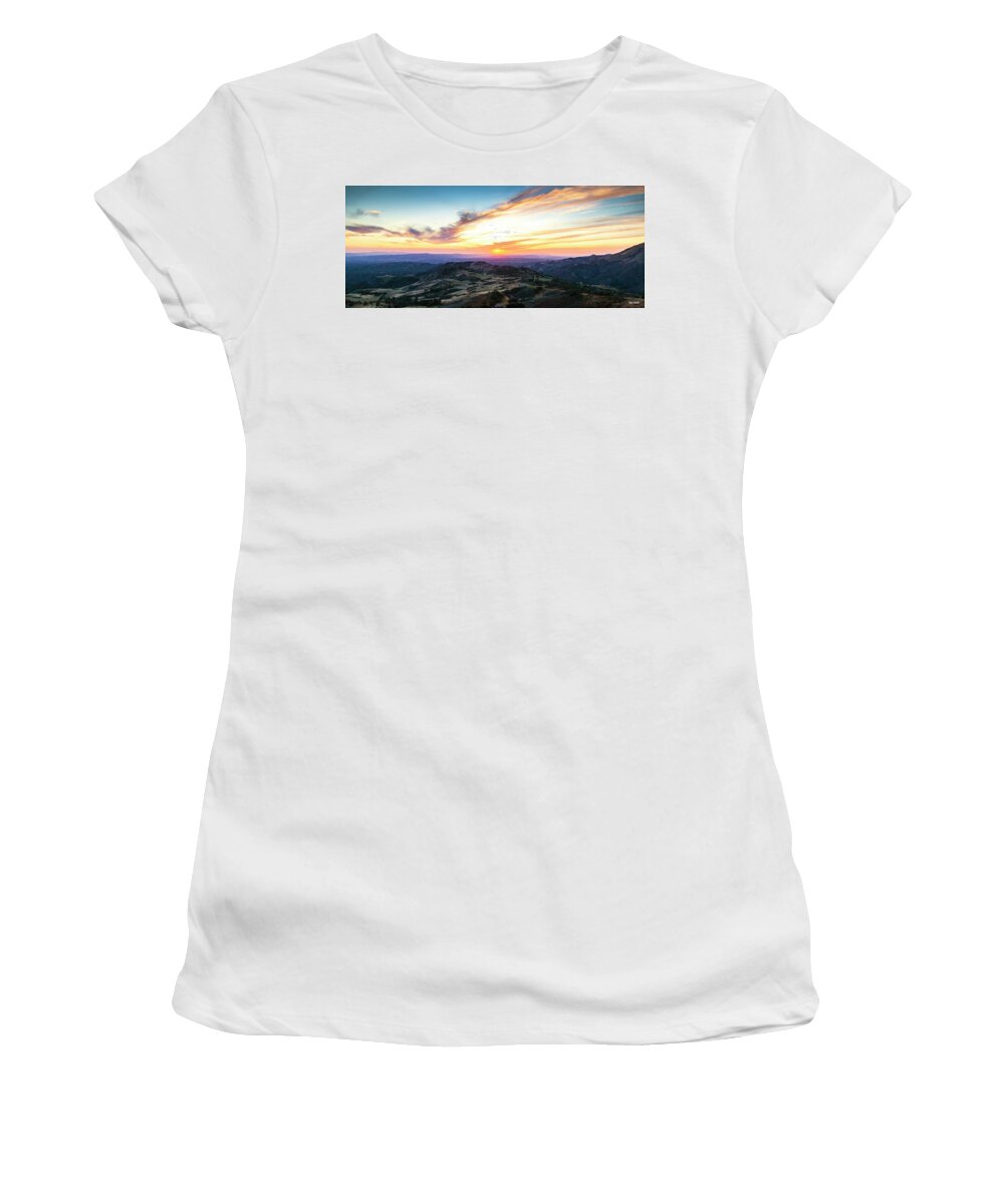 Santa Ynez Valley Women's T-Shirt featuring the photograph No Place Like Home by Ryan Huebel