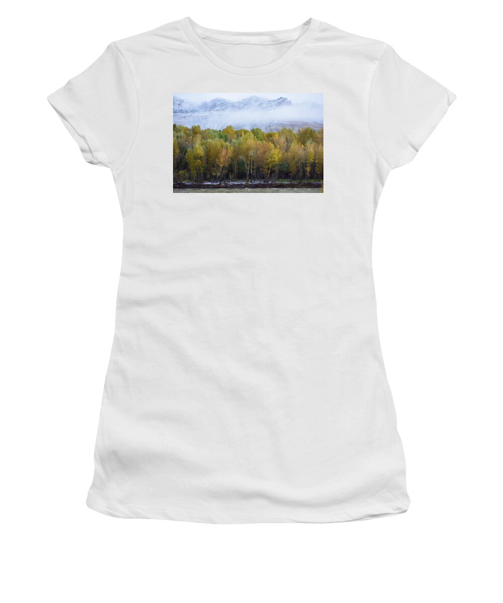 Western Art Women's T-Shirt featuring the photograph Notes of Autumn by Alden White Ballard