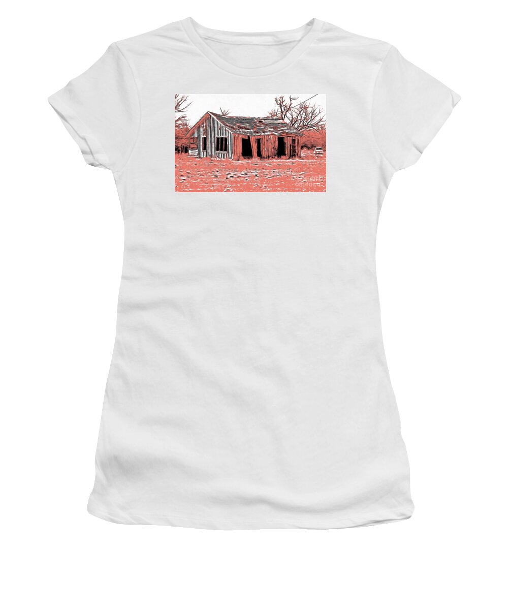Building Women's T-Shirt featuring the photograph Old building #2 by Fran Woods