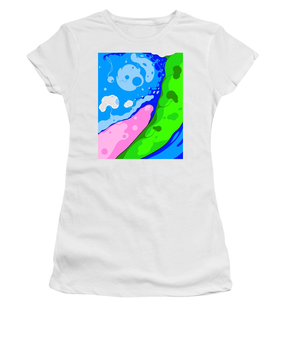 Water Women's T-Shirt featuring the digital art Osmosis by Craig Tilley