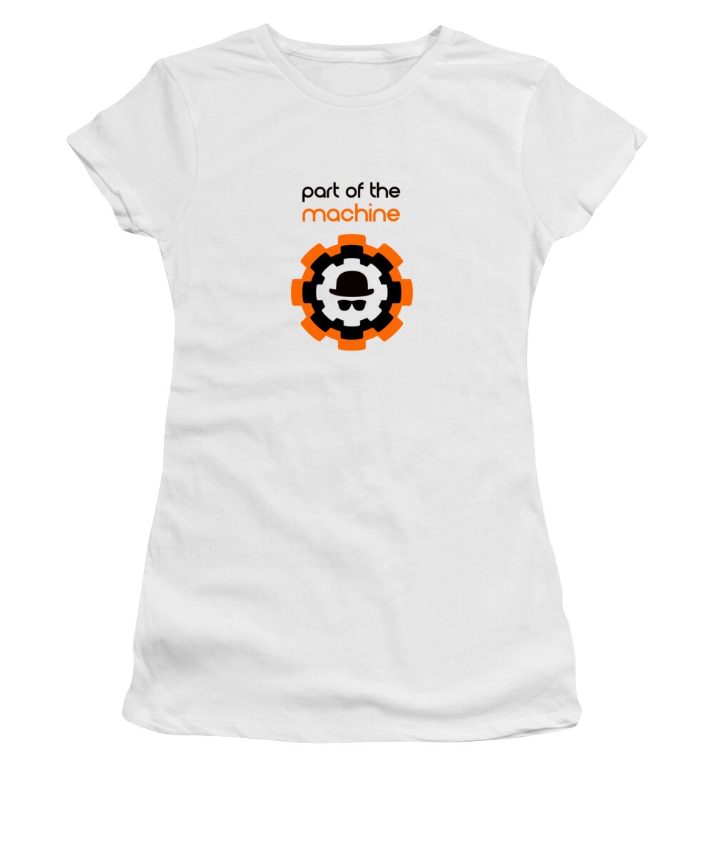Richard Reeve Women's T-Shirt featuring the digital art Part of the Machine by Richard Reeve