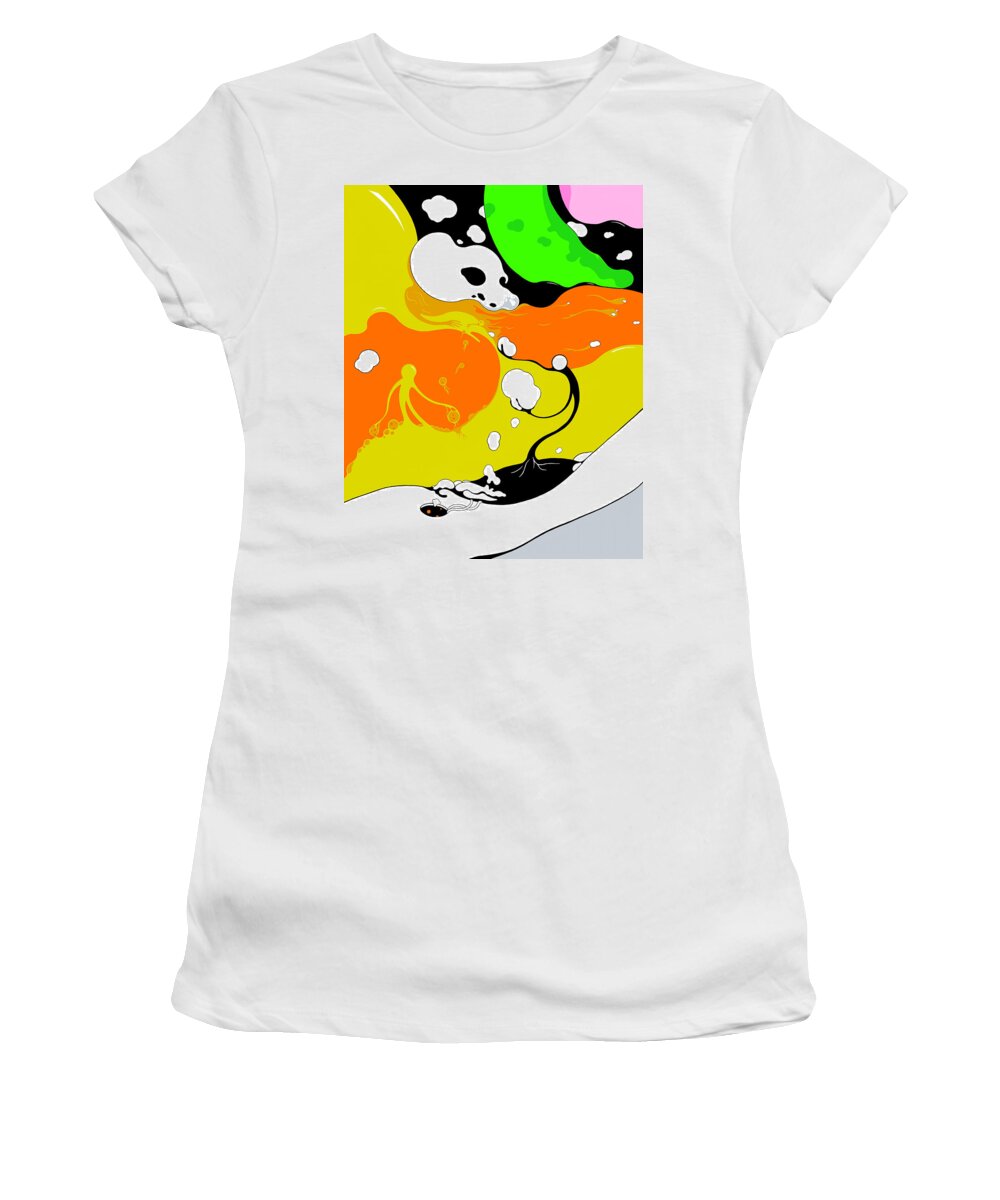 Vines Women's T-Shirt featuring the digital art Plucked by Craig Tilley