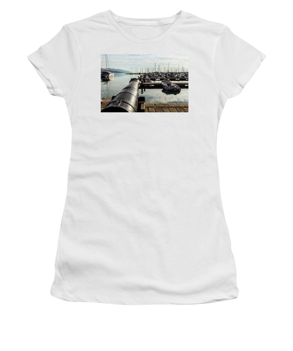 Italy Women's T-Shirt featuring the photograph Port of La Spezia by Fabiano Di Paolo