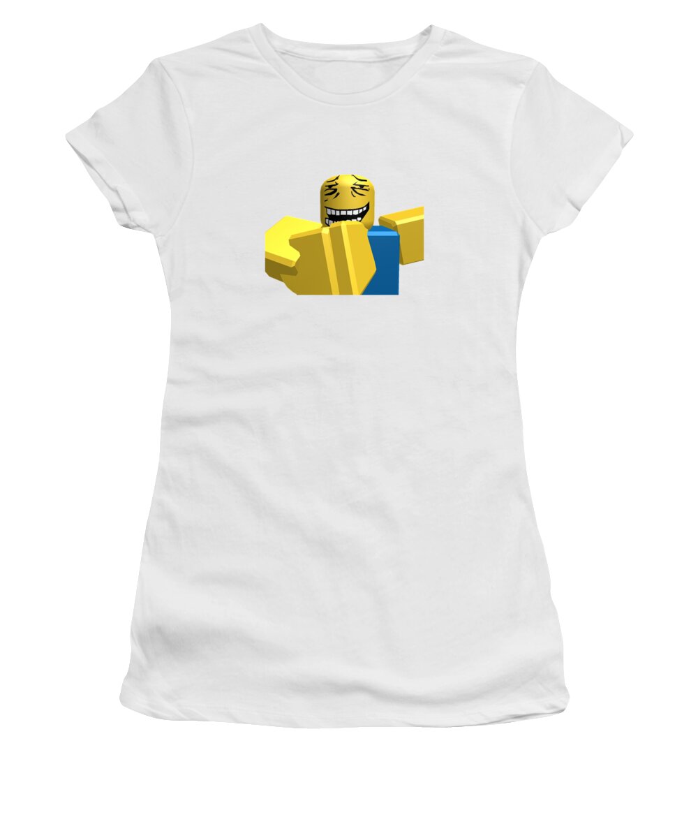Roblox Noob Character Women's T-Shirt by Vacy Poligree - Pixels