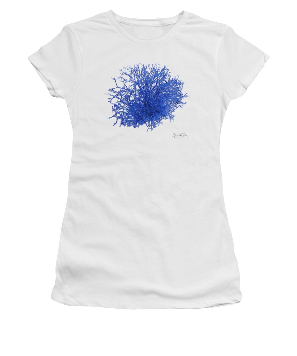 Sea Coral Twist 6 Women's T-Shirt featuring the photograph Sea Coral Twist 6 by Susan Molnar