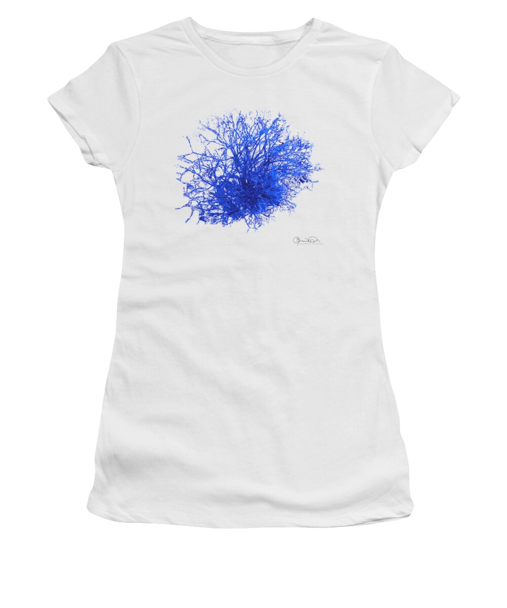 Sea Coral Twist 8 Women's T-Shirt featuring the photograph Sea Coral Twist 8 by Susan Molnar