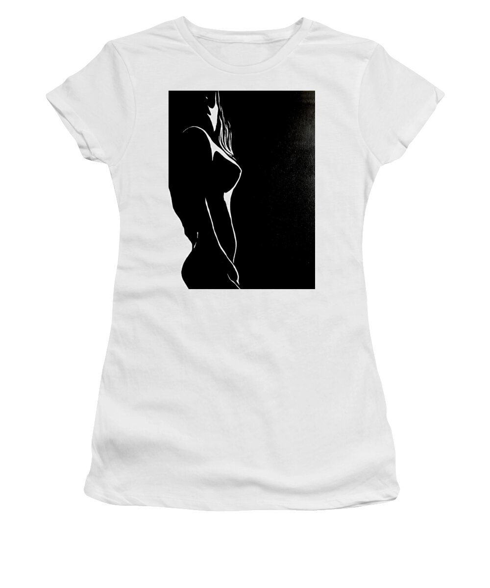 women's t shirt silhouette
