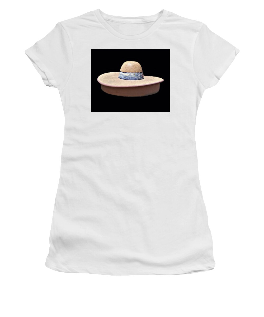 Sombrero Women's T-Shirt featuring the photograph Sombrero Bench by Andrew Lawrence