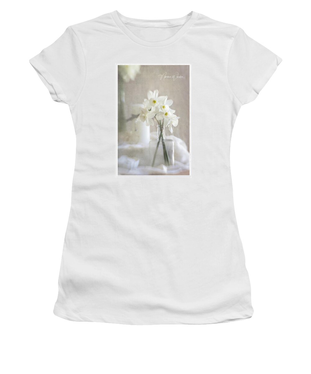 Flowers Women's T-Shirt featuring the photograph Spring Daffodils by Norma Warden