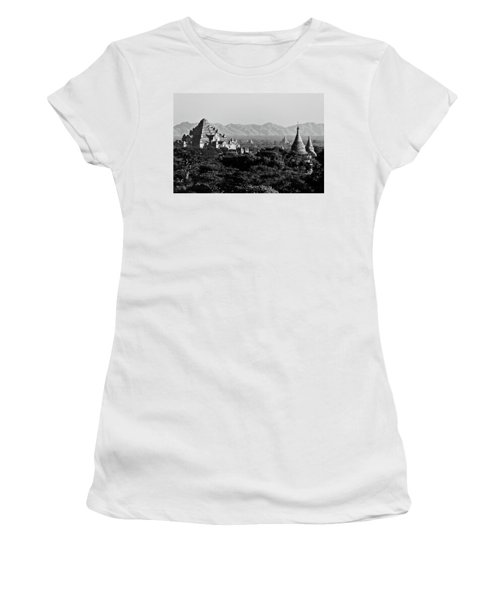 Birman Women's T-Shirt featuring the photograph Step on the past. Bagan's Temples. by Lie Yim